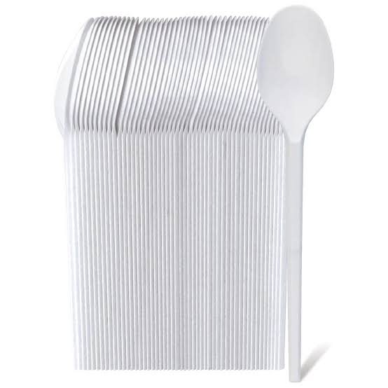 Cuilliere blanc paquet de 100 pcs