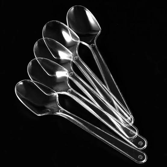 Cuilliere transparent paquet de 100 pcs