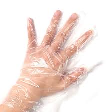 Gant plastique transparent
