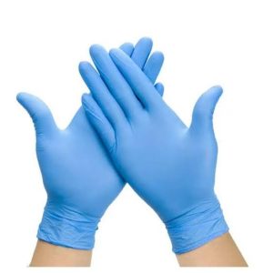 Gants nitriles bleu
